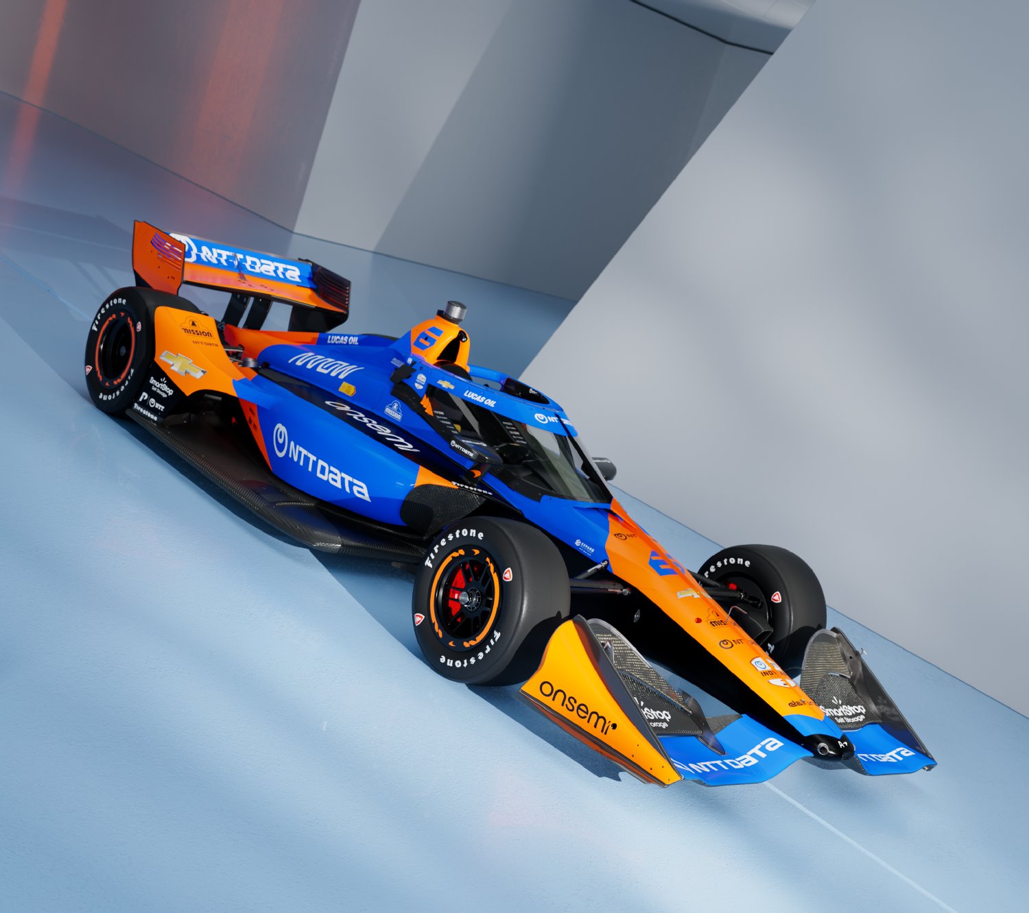 2024 David Malukas #6 Arrow McLaren rendering. Image Supplied by Arrow McLaren