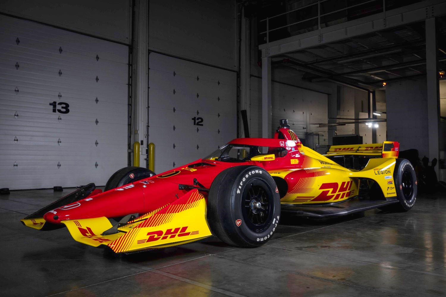 IndyCar driver Alex Palou's 2024 DHL livery. Chip Ganassi Racing Supplied image.