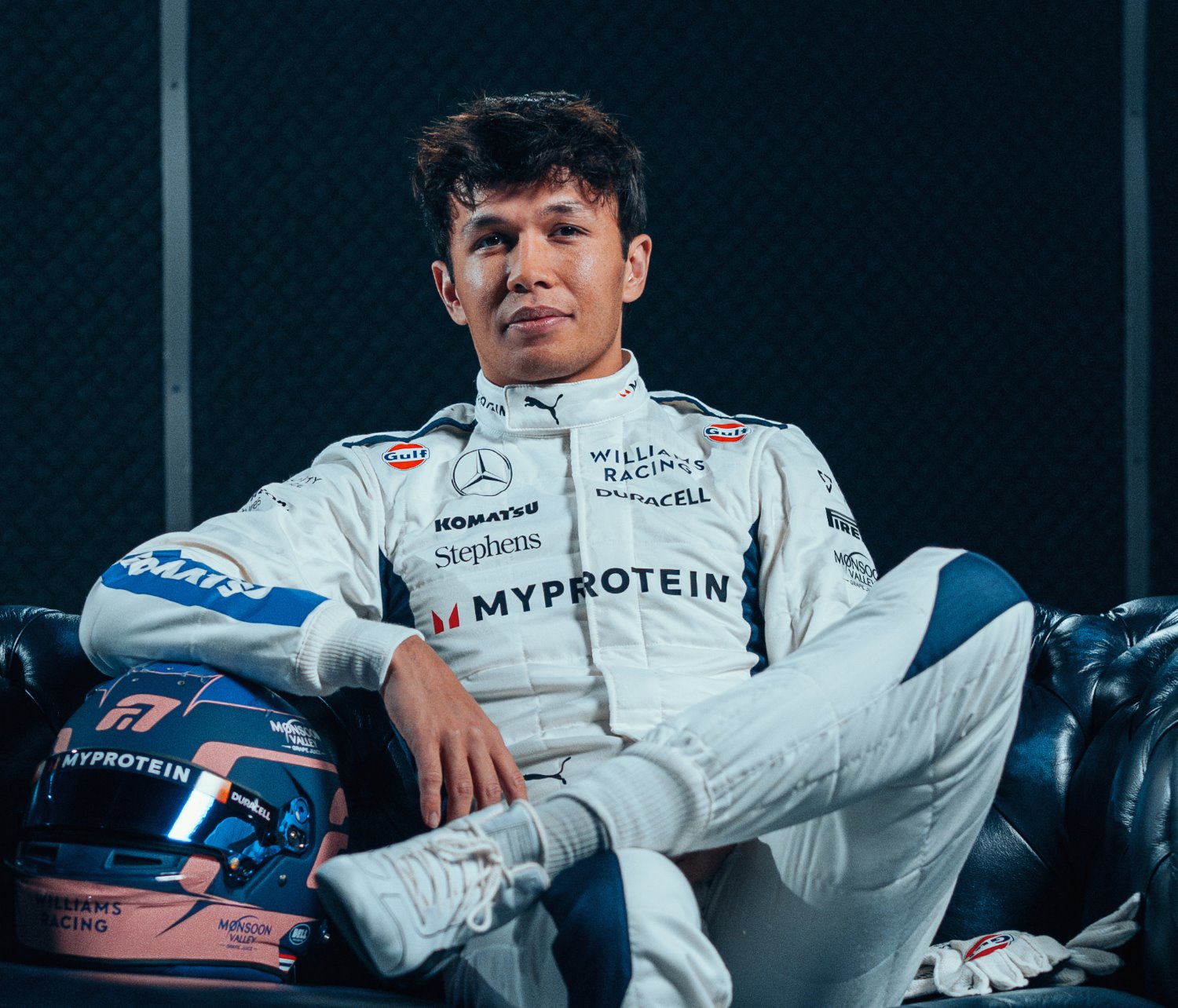 Williams F1 driver Alex Albon. Photo Supplied by Williams F1 Team