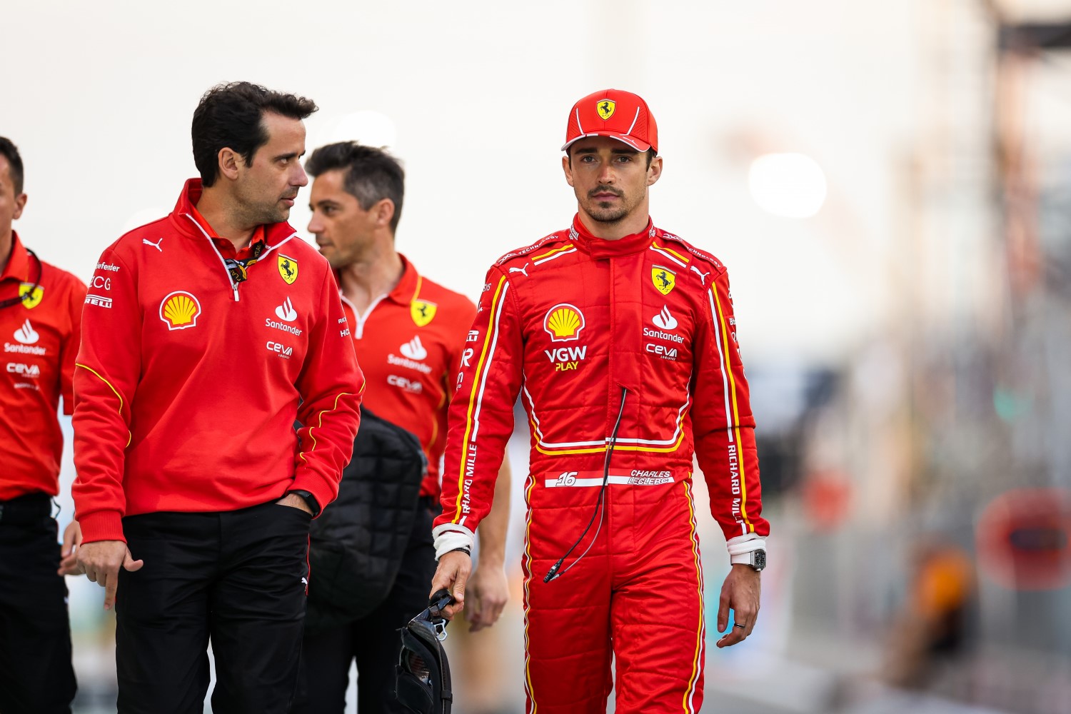 Charles Leclerc, Scuderia Ferrari SF-24, portrait during the Formula 1 Gulf Air Bahrain Grand Prix 2024, 1st round of the 2024 FIA Formula One World Championship from February 29 to March 2, 2024 on the Bahrain International Circuit, in Sakhir, Bahrain - Photo Florent Gooden / DPPI