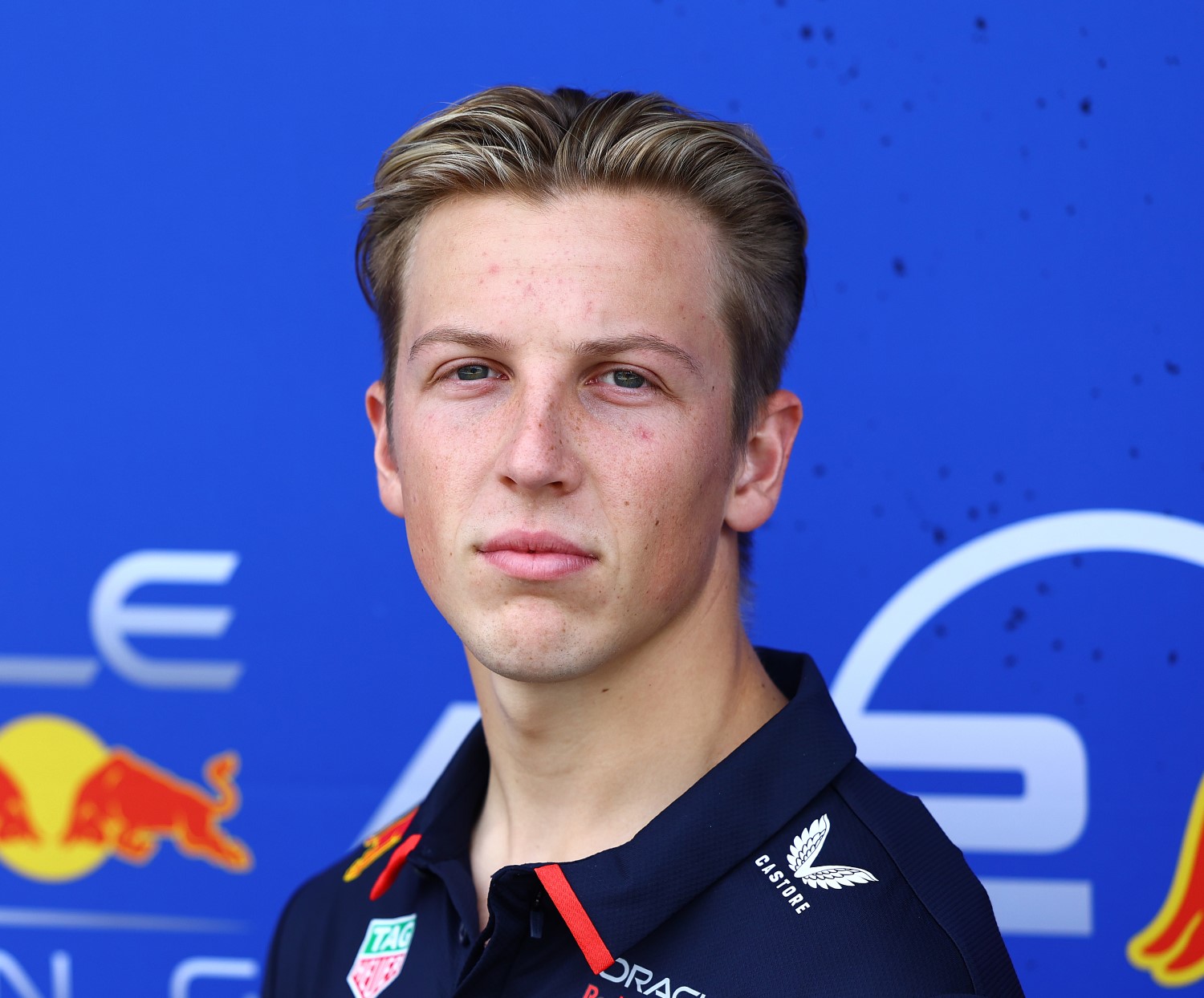 Liam Lawson of New Zealand and Oracle Red Bull Racing looks on in the Paddock prior to the F1 Grand Prix of Saudi Arabia at Jeddah Corniche Circuit on March 09, 2024 in Jeddah, Saudi Arabia. (Photo by Mark Thompson/Getty Images) // Getty Images / Red Bull Content Pool