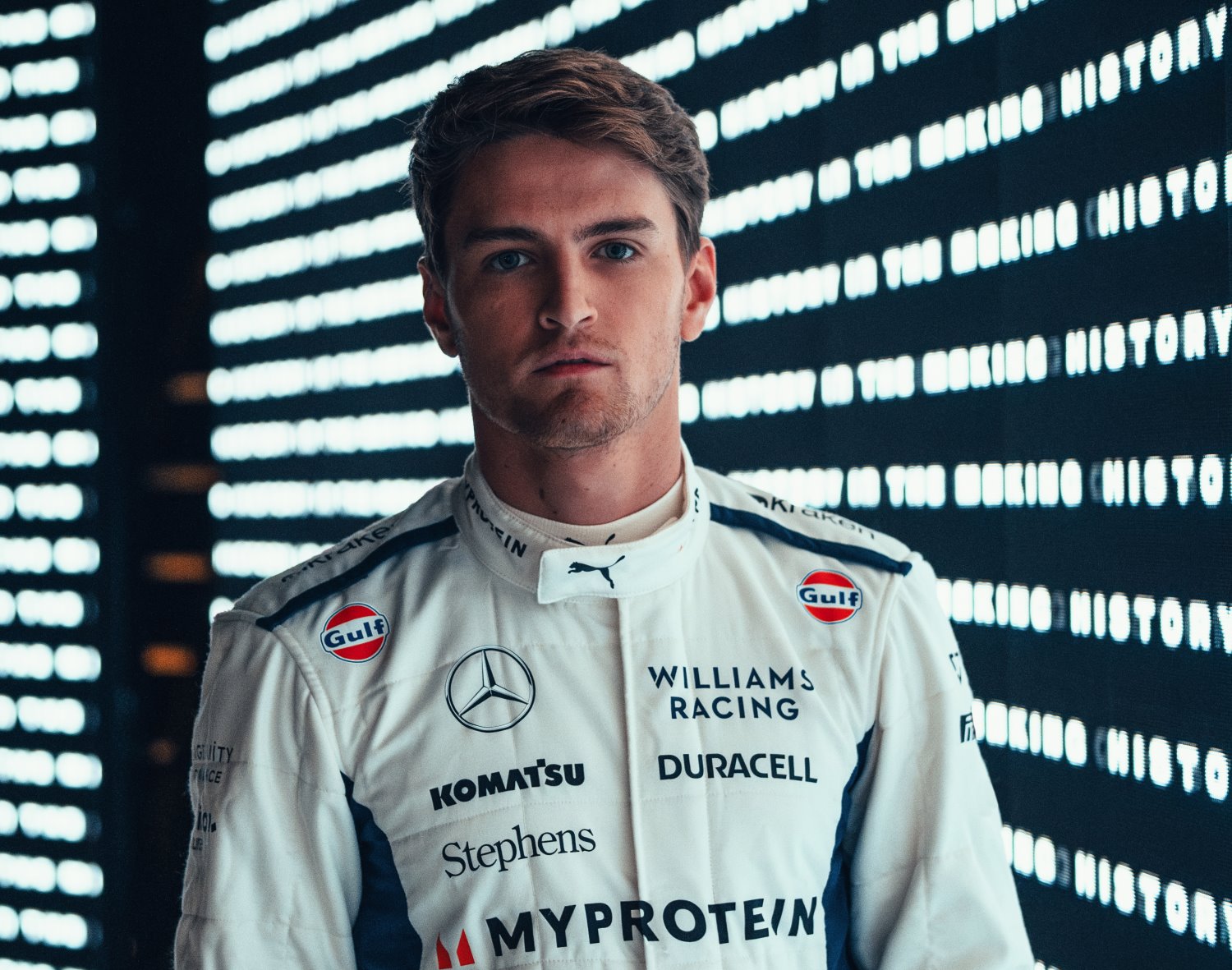 Williams American F1 driver Logan Sargeant. Photo Supplied by Williams F1 Team