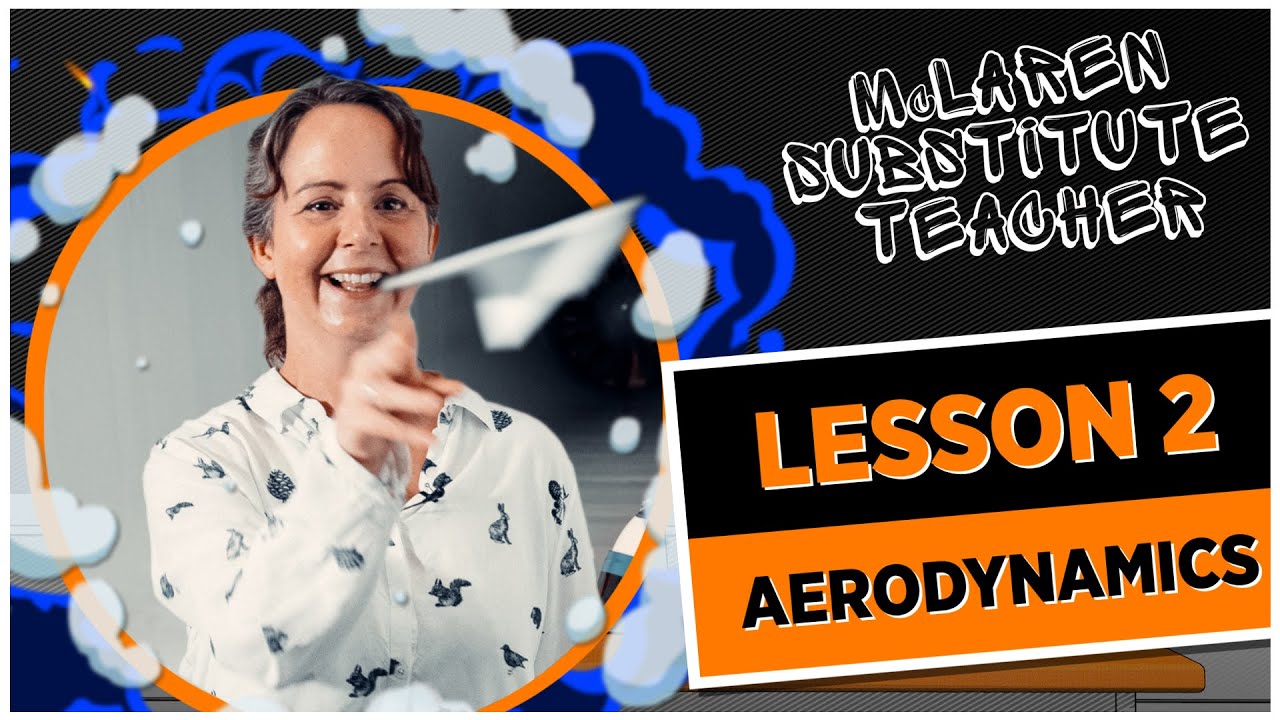 Marianne Hinson gave a McLaren YouTube video lesson on aerodynamics