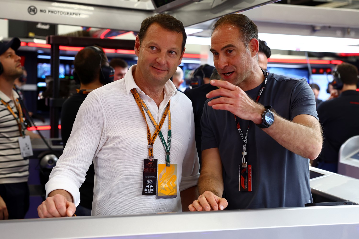 Franz Watzlawick, CEO Beverage Business of Red Bull and Oliver Mintzlaff, Red Bull Head of Sports