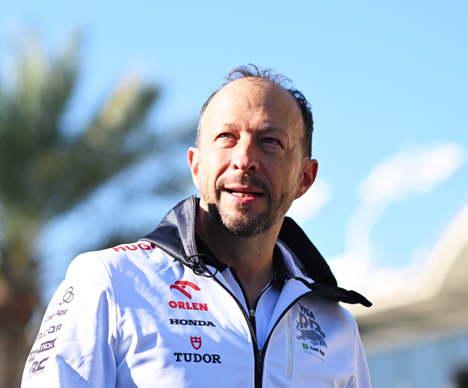 Peter Bayer, CEO of Visa Cash App RB looks on in the Paddock during day one of F1 Testing at Bahrain International Circuit on February 21, 2024 in Bahrain, Bahrain. (Photo by Rudy Carezzevoli/Getty Images) // Getty Images / Red Bull Content Pool