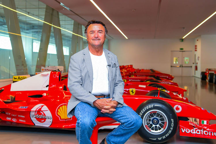 Former Ferrari and Renault F1 driver Rene Arnoux