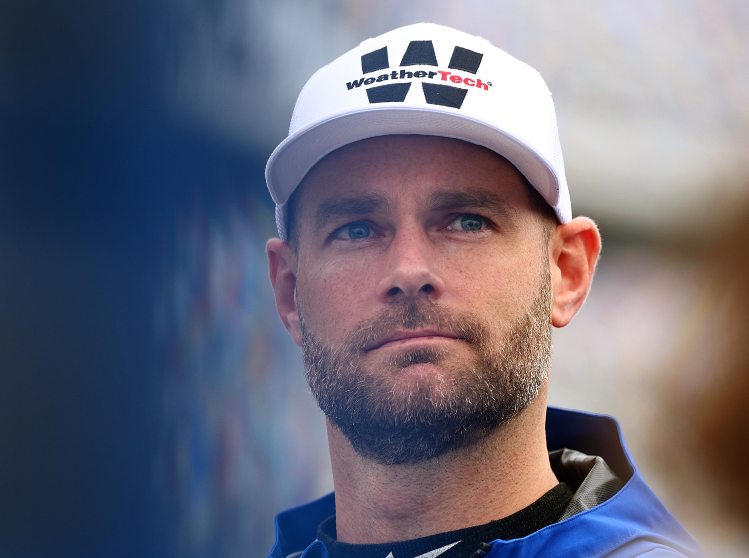 Shane Van Gisbergen, driver of the #97 WeatherTech Chevrolet, looks on during qualifying for the NASCAR Xfinity Series United Rentals 300 at Daytona International Speedway on February 17, 2024 in Daytona Beach, Florida. (Photo by Jared C. Tilton/Getty Images)