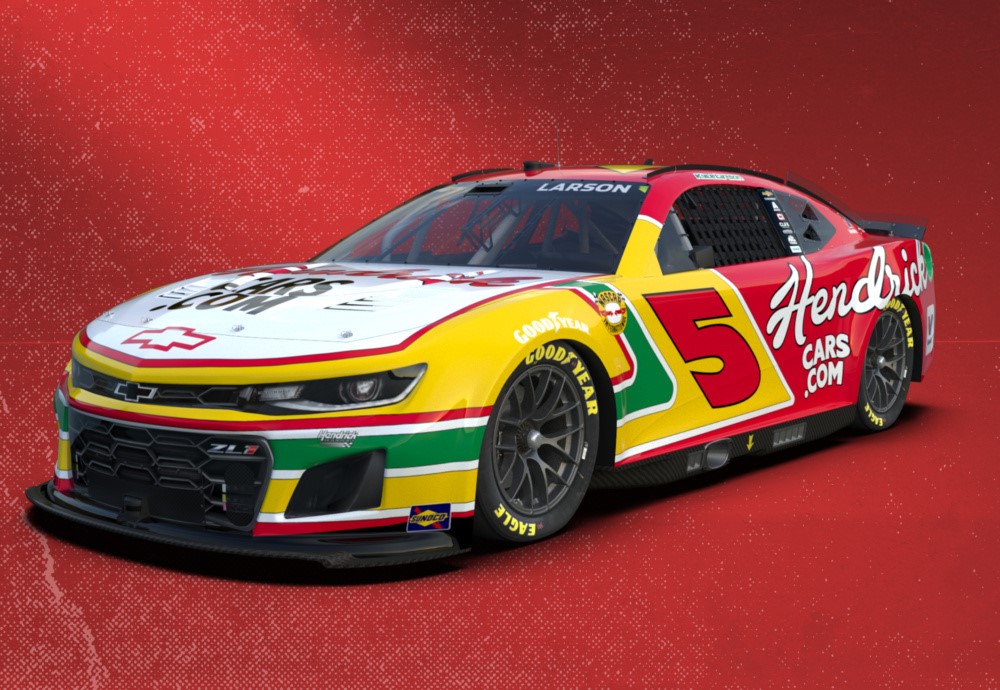 Kyle Larson will run a Terry Labonte throwback livery at Darlington in May