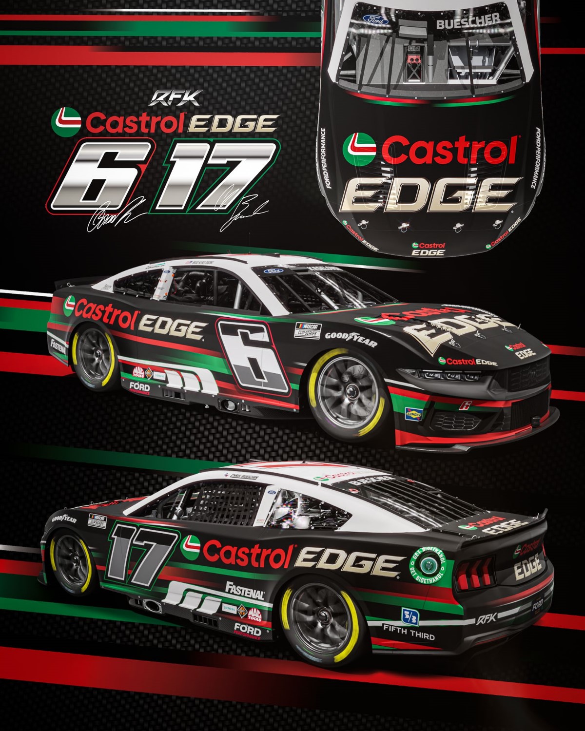 RFK Castrol livery