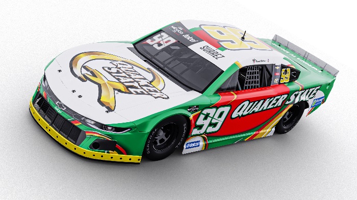 Trackhouse Quaker State livery