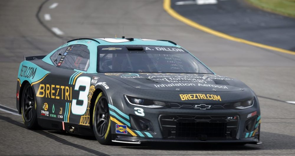 Austin Dillon, driver of the #3 BREZTRI Chevrolet, drives during practice for the NASCAR Cup Series Toyota Owners 400 at Richmond Raceway on March 30, 2024 in Richmond, Virginia. (Photo by Alex Slitz/Getty Images) | Getty Images for NASCAR