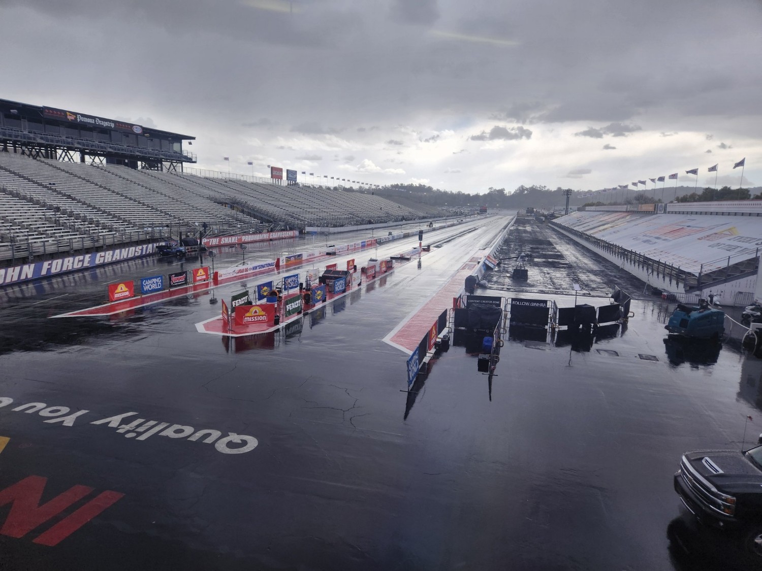 Rained out Winternationals at Pomona