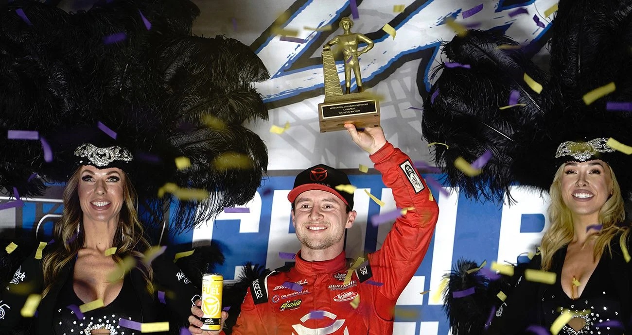 Chili Bowl winner Logan Seavey. (Photo: Nick Oxford/NASCAR)