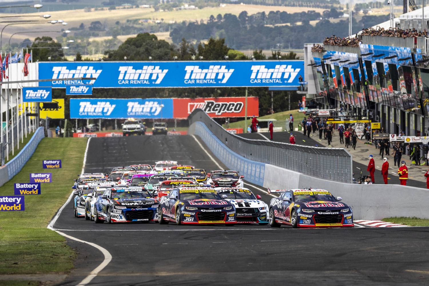 Broc Feeney wins race 1 of the 2024 Thrifty Bathurst 500, Event 01 of the Repco Supercars Championship, Mount Panorama, Bathurst, New South Wales, Australia. 24 Feb, 2024.