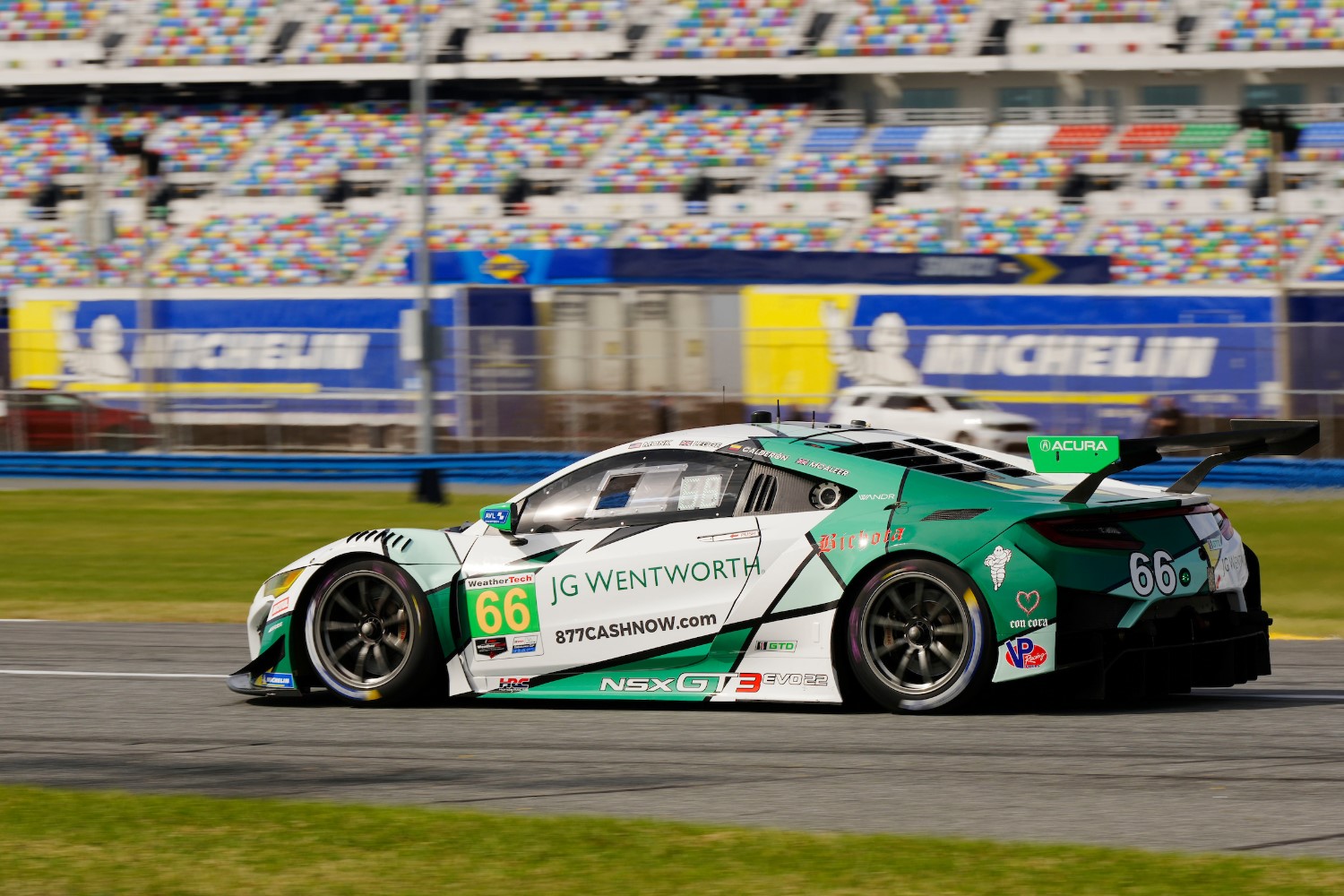 #66: Gradient Racing, Acura NSX GT3, GTD: Sheena Monk, Katherine Legge, Tati Calderon, Stevan McAleer