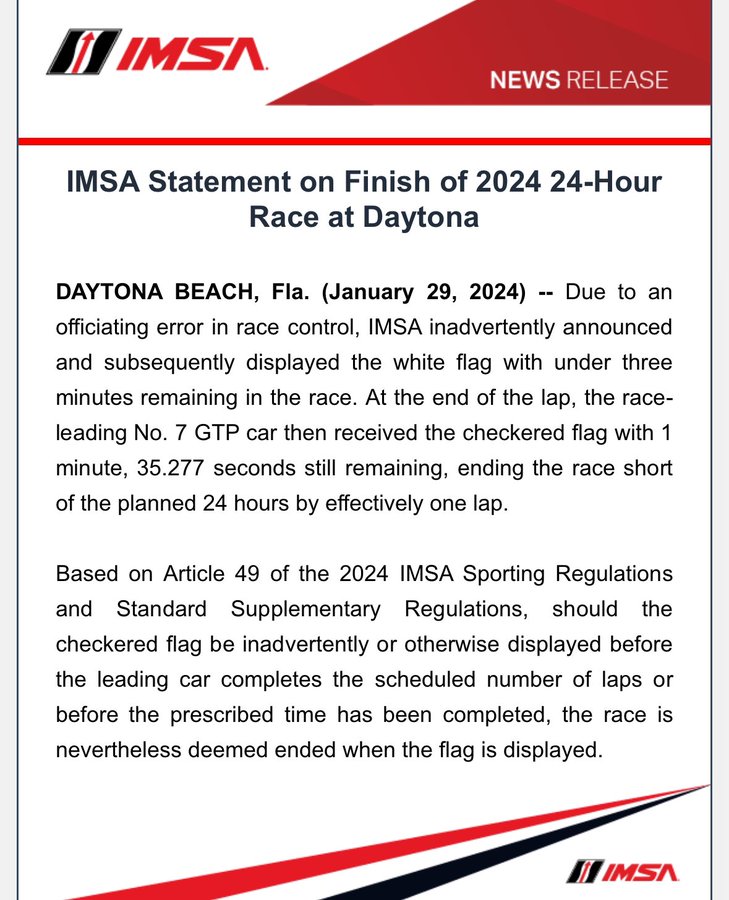 IMSA Error