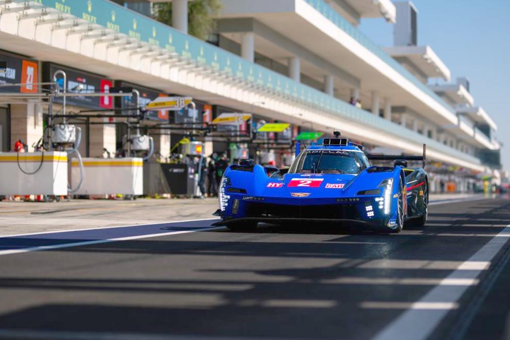 02 BAMBER Earl (nzl), LYNN Alex (gbr), BOURDAIS Sebastien (fra), Cadillac Racing, #02, action during the Prologue of the 2024 FIA World Endurance Championship, from February 24 to 26, 2024 on the Losail International Circuit in Lusail, Qatar - Photo Marius Hecker / DPPI