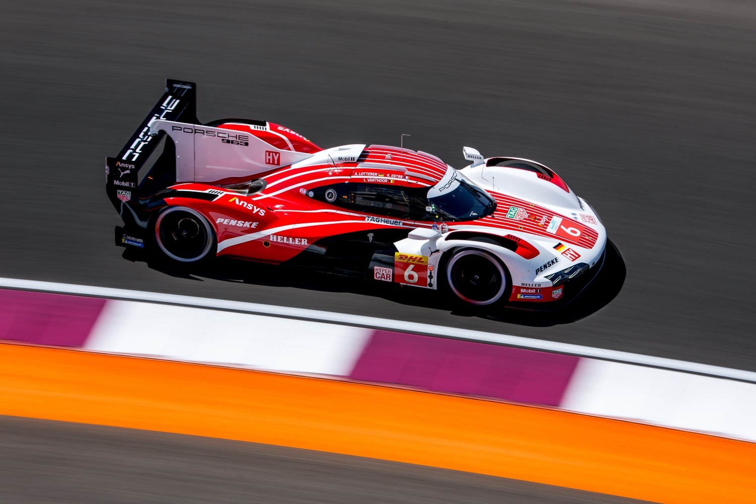 Winning #6 Penske Porsche Hypercar 2024 FIA World Endurance Championship - 1 Round Doha, Qatar 2024Photo: HOCH ZWEI Photoagency