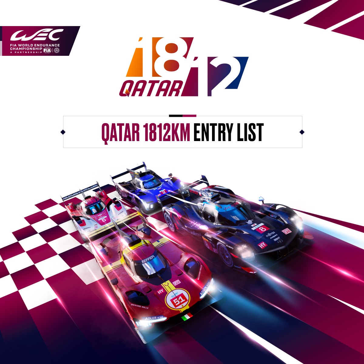 2024 FIA World Endurance Championship Season Set to Kick off in Qatar with Star-Studded Lineup and Record 14 Manufacturers