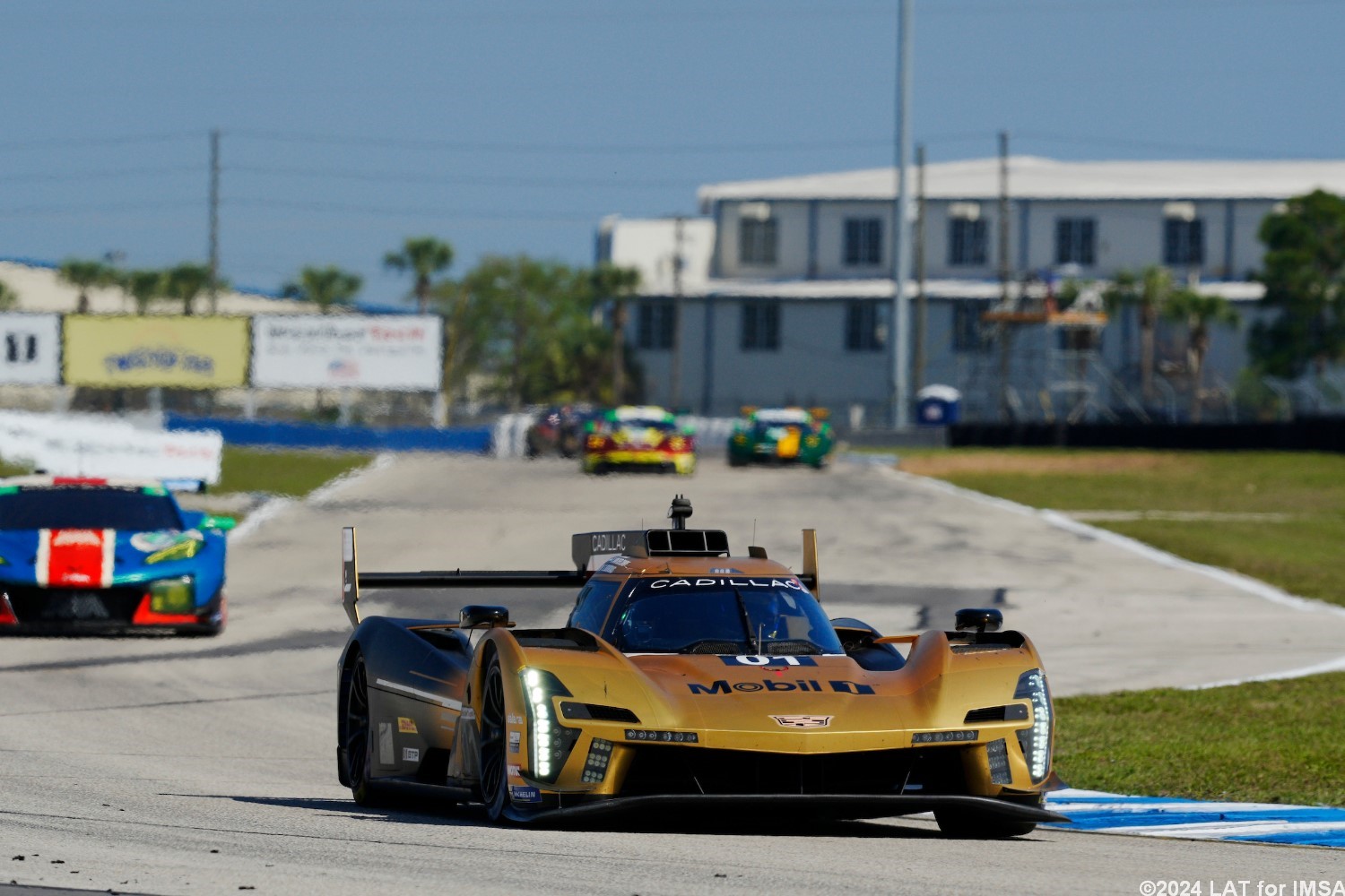 #01: Cadillac Racing, Cadillac V-Series.R, GTP: Renger van der Zande, Sebastien Bourdais, Scott Dixon