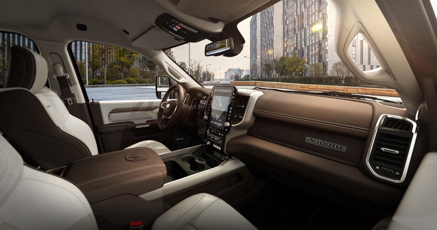 RAM 2500 Laramie interior. Photo courtesy of RAM Trucks