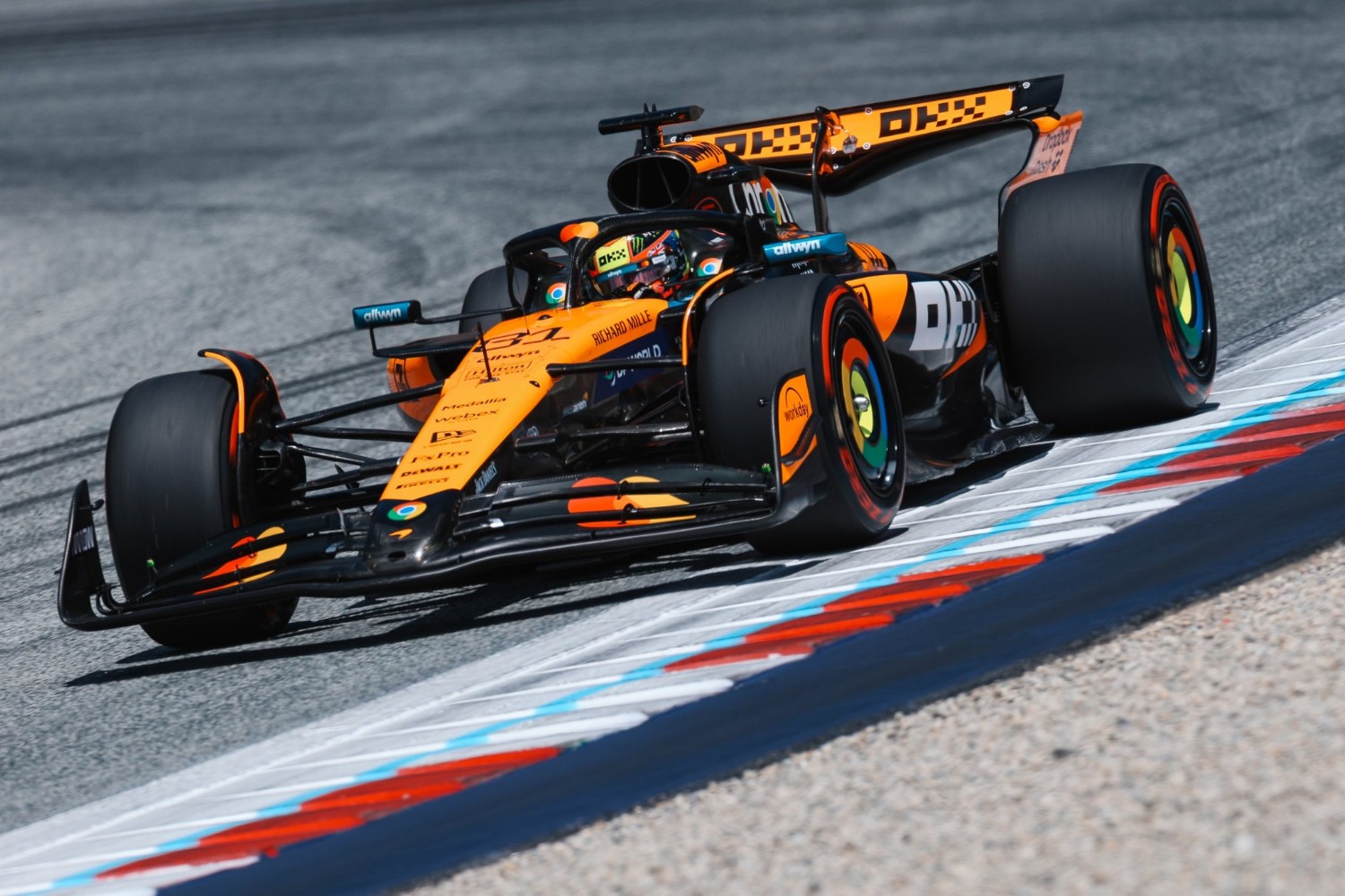 #81 Oscar Piastri, (GRB) McLaren Mercedes MCL39, during the Austrian GP, Spielberg 26-29 June 2025, Red Bull Ring Formula 1 World championship 2025.