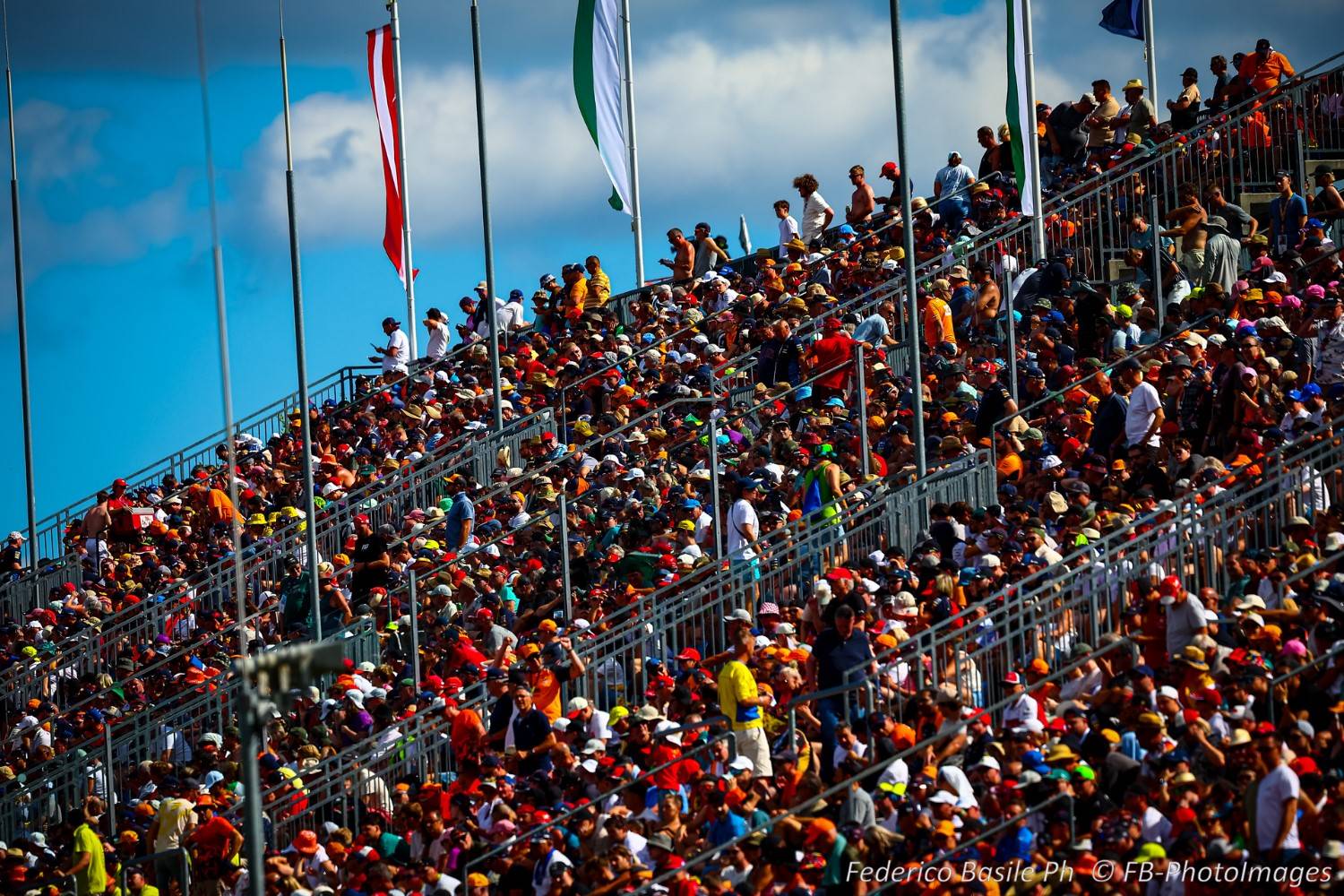 Public/Tifosi/Fan/Grandstand, during the Austrian GP, Spielberg 26-29 June 2025, Red Bull Ring Formula 1 World championship 2025.