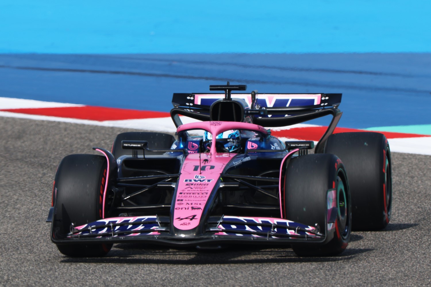 Pierre Gasly of France driving the (10) Alpine F1 A525 Renault on track during practice ahead of the F1 Grand Prix of Bahrain at Bahrain International Circuit on April 11, 2025 in Bahrain, Bahrain. (Photo by Steven Tee/LAT Images)