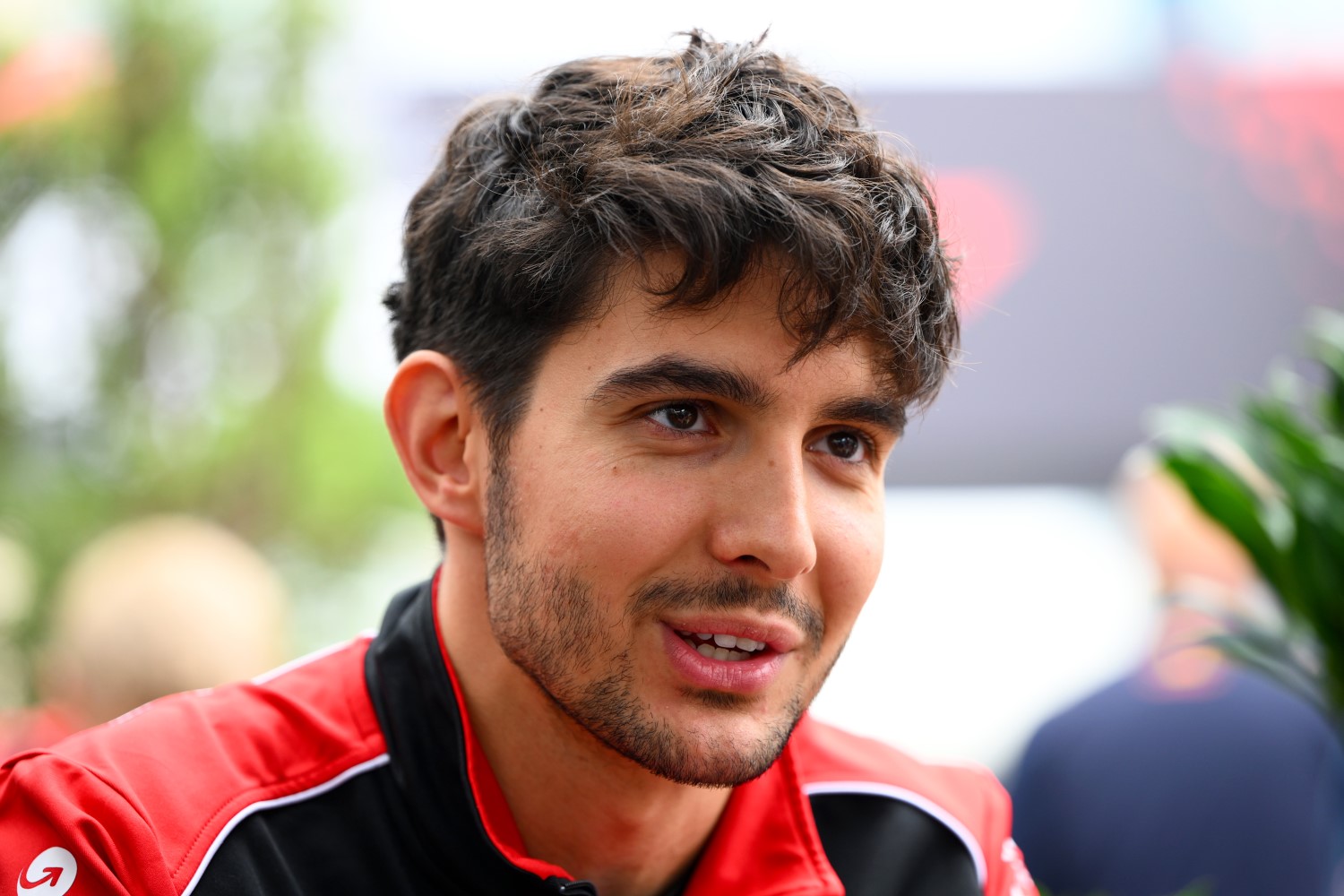 Esteban Ocon of France and Haas F1 looks on during previews ahead of the F1 Grand Prix of Azerbaijan at Baku City Circuit on September 18, 2025 in Baku, Azerbaijan. (Photo by Simon Galloway/LAT Images for Haas)