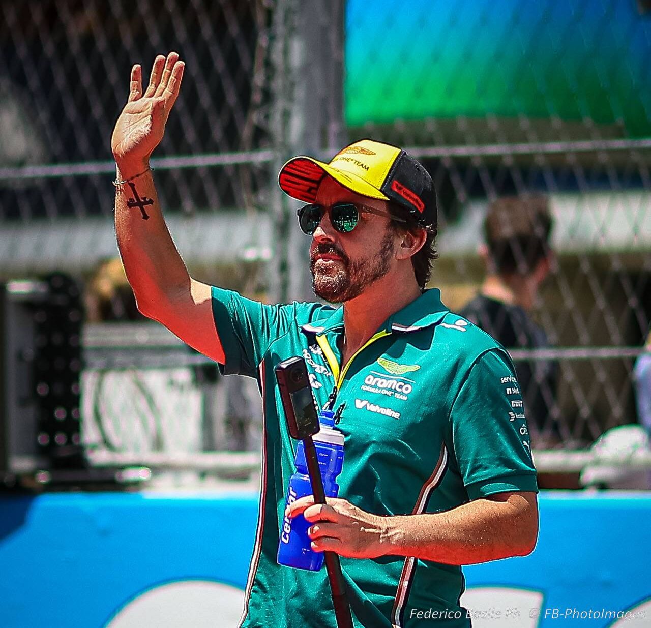 #14 Fernando Alonso, (ESP) Aramco Aston Martin Mercedes AMR25, during the Spanish GP, Barcelona 29 May-1 June 2025, Montemelò Formula 1 World championship 2025.