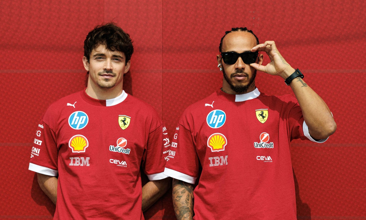 Ferrari F1 drivers Charles Leclerc and Lewis Hamilton 2025 GP of Canada. Photo courtesy of Ferrari