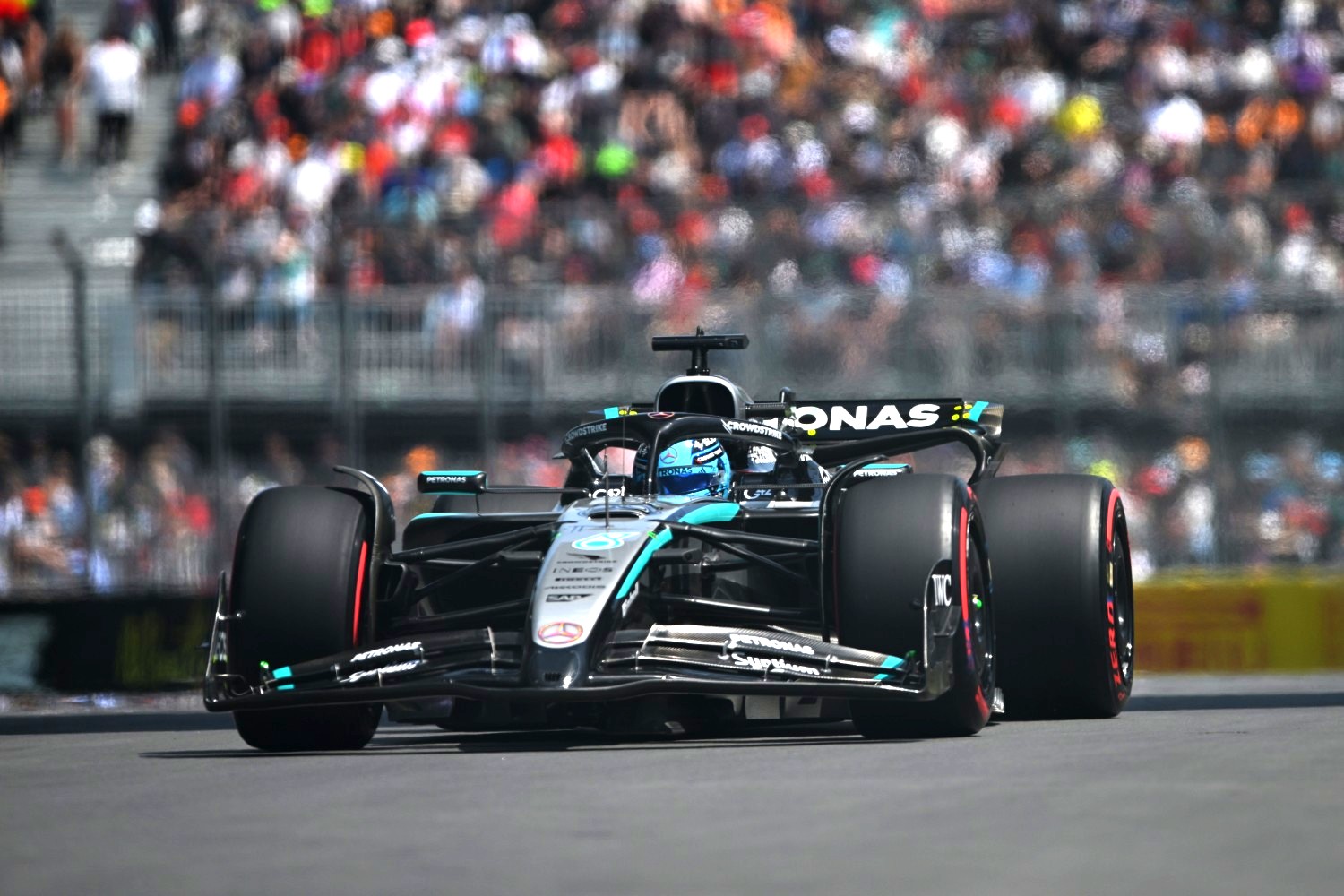 George Russell 2025 Canadian Grand Prix, Freitag, LAT Images for Mercedes