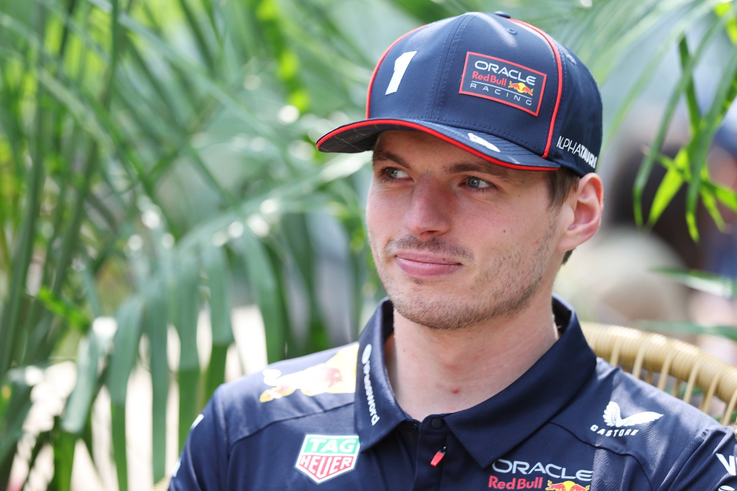 Max Verstappen of the Netherlands and Oracle Red Bull Racing looks on in the Paddock during previews ahead of the F1 Grand Prix of Canada at Circuit Gilles-Villeneuve on June 12, 2025 in Montreal, Quebec. (Photo by Mark Thompson/Getty Images) // Getty Images / Red Bull Content Pool //