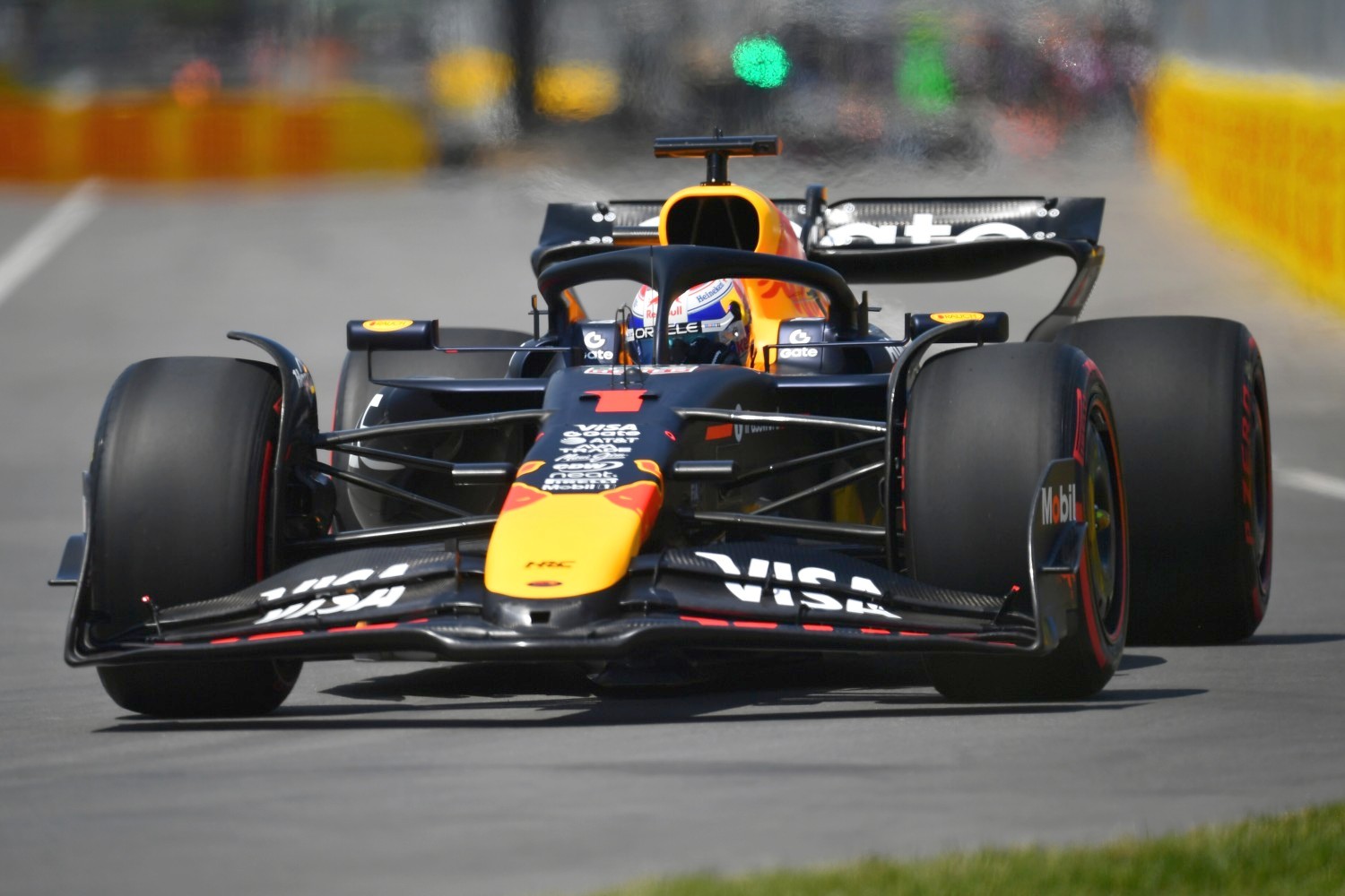 Max Verstappen of the Netherlands driving the (1) Oracle Red Bull Racing RB21 on track during practice ahead of the F1 Grand Prix of Canada at Circuit Gilles-Villeneuve on June 13, 2025 in Montreal, Quebec. (Photo by James Sutton/LAT Images) // Getty Images / Red Bull Content Pool //