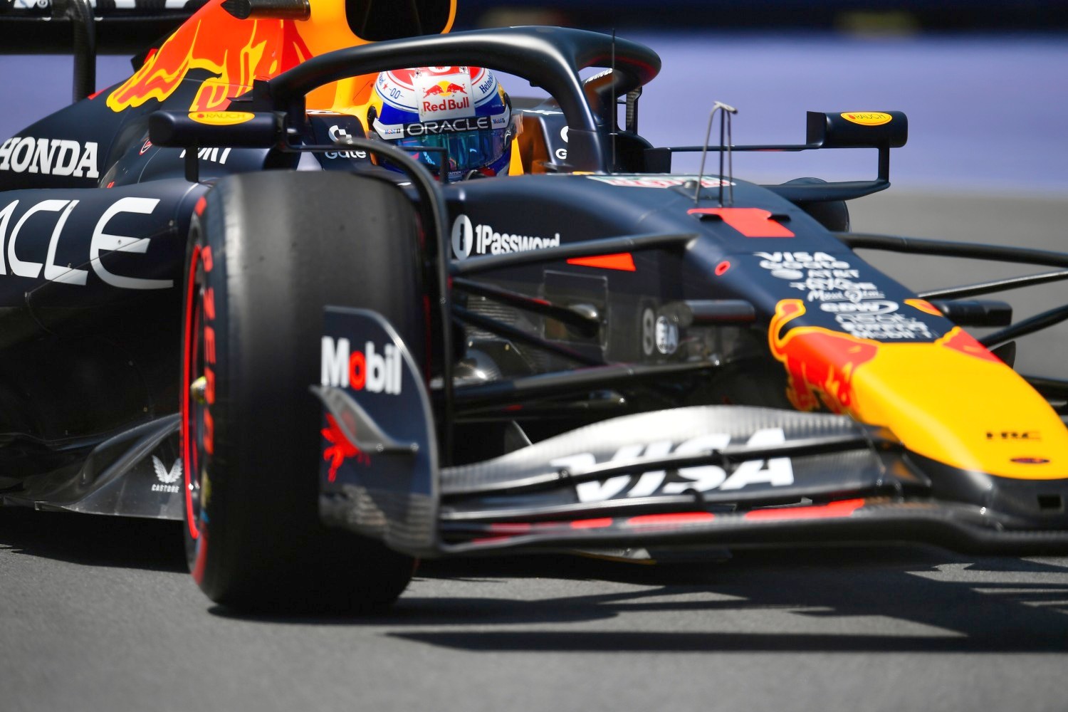 Max Verstappen of the Netherlands driving the (1) Oracle Red Bull Racing RB21 on track during final practice ahead of the F1 Grand Prix of Canada at Circuit Gilles-Villeneuve on June 14, 2025 in Montreal, Quebec. (Photo by James Sutton/LAT Images) // Getty Images / Red Bull Content Pool //