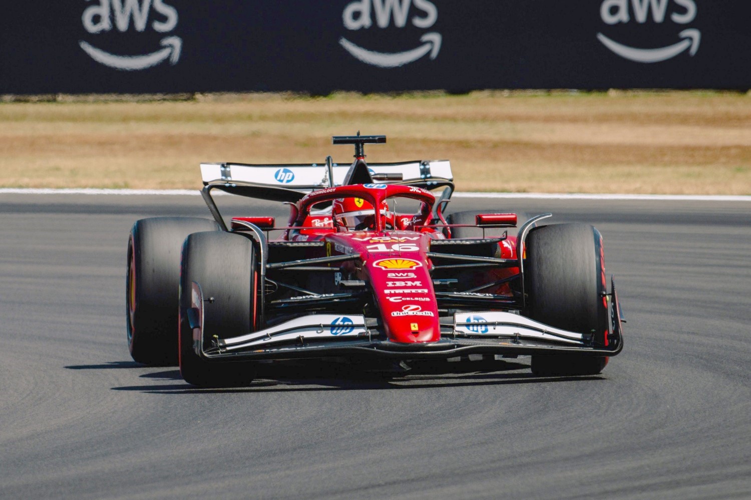 Charles Leclerc. 2025 British GP Photo courtesy of Ferrari