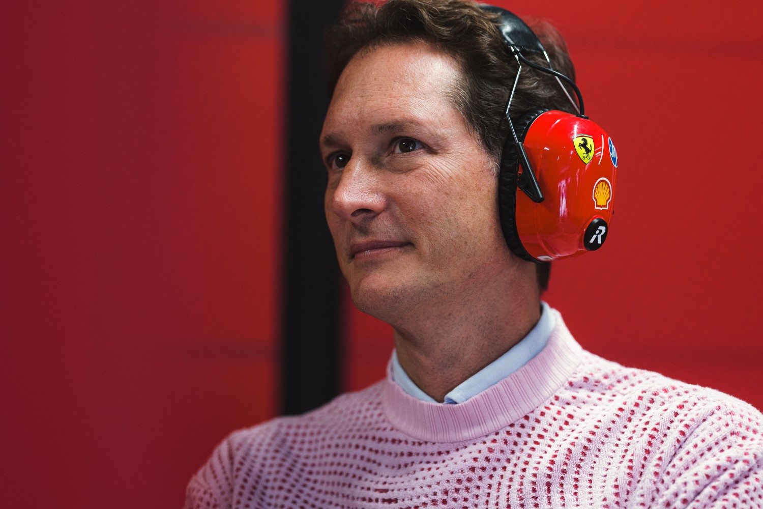 Ferrari Chairman John Elkann 2025 Hungarian GP. Photo supplied by Ferrari