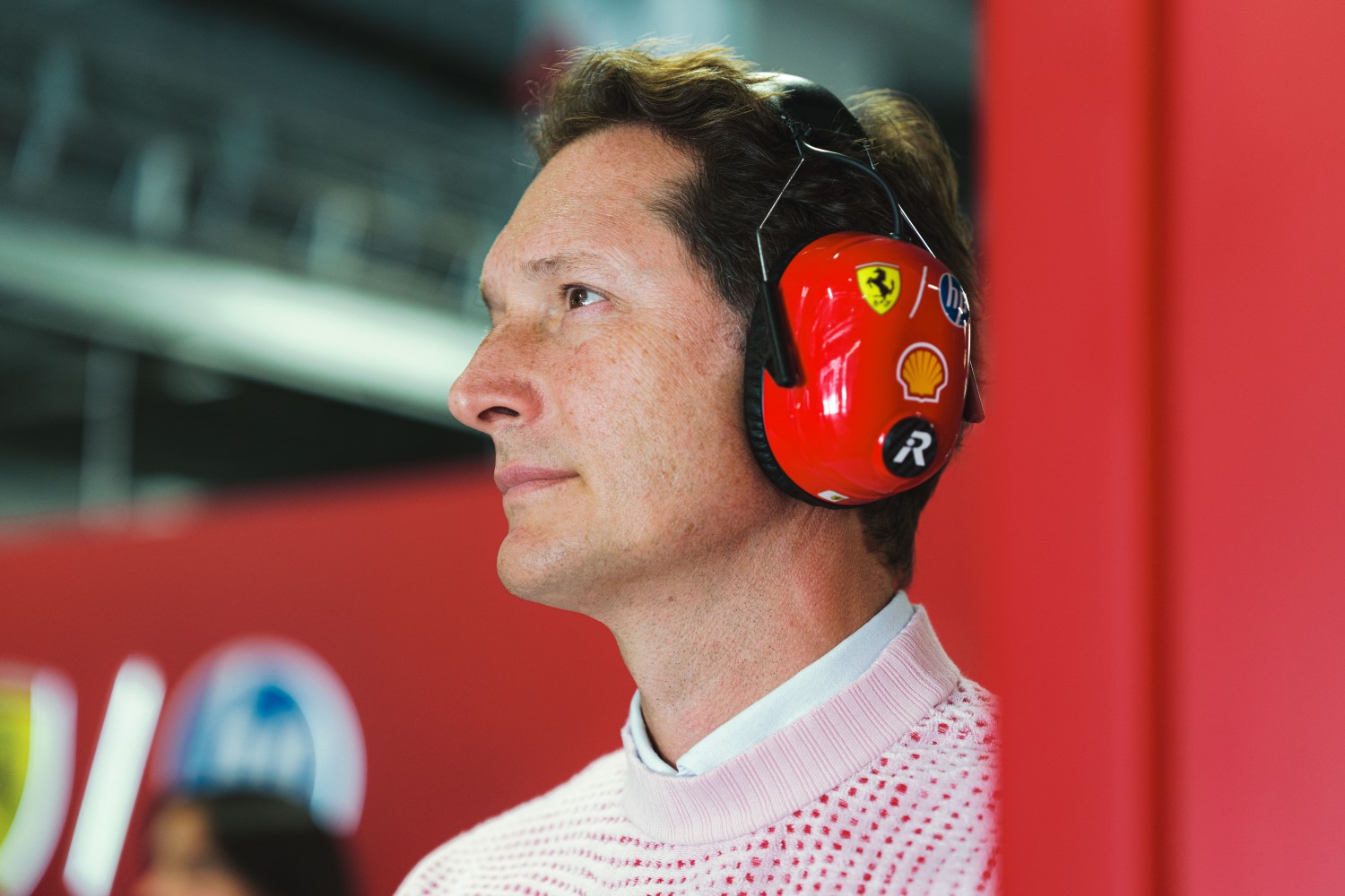 Ferrari Chairman John Elkann 2025 Hungarian GP. Photo supplied by Ferrari