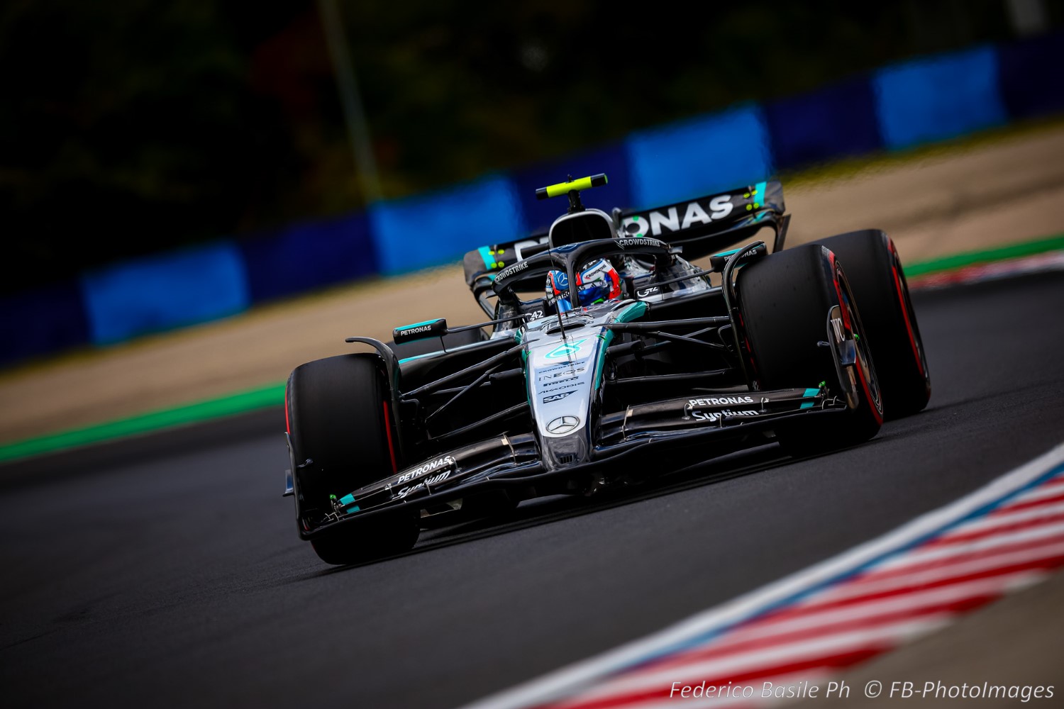 #12 Andrea Kimi Antonelli, (ITA) AMG Mercedes Ineos W16, during the Hungarian GP, Budapest 31 July-4 August 2025. Formula 1 World Championship 2025.