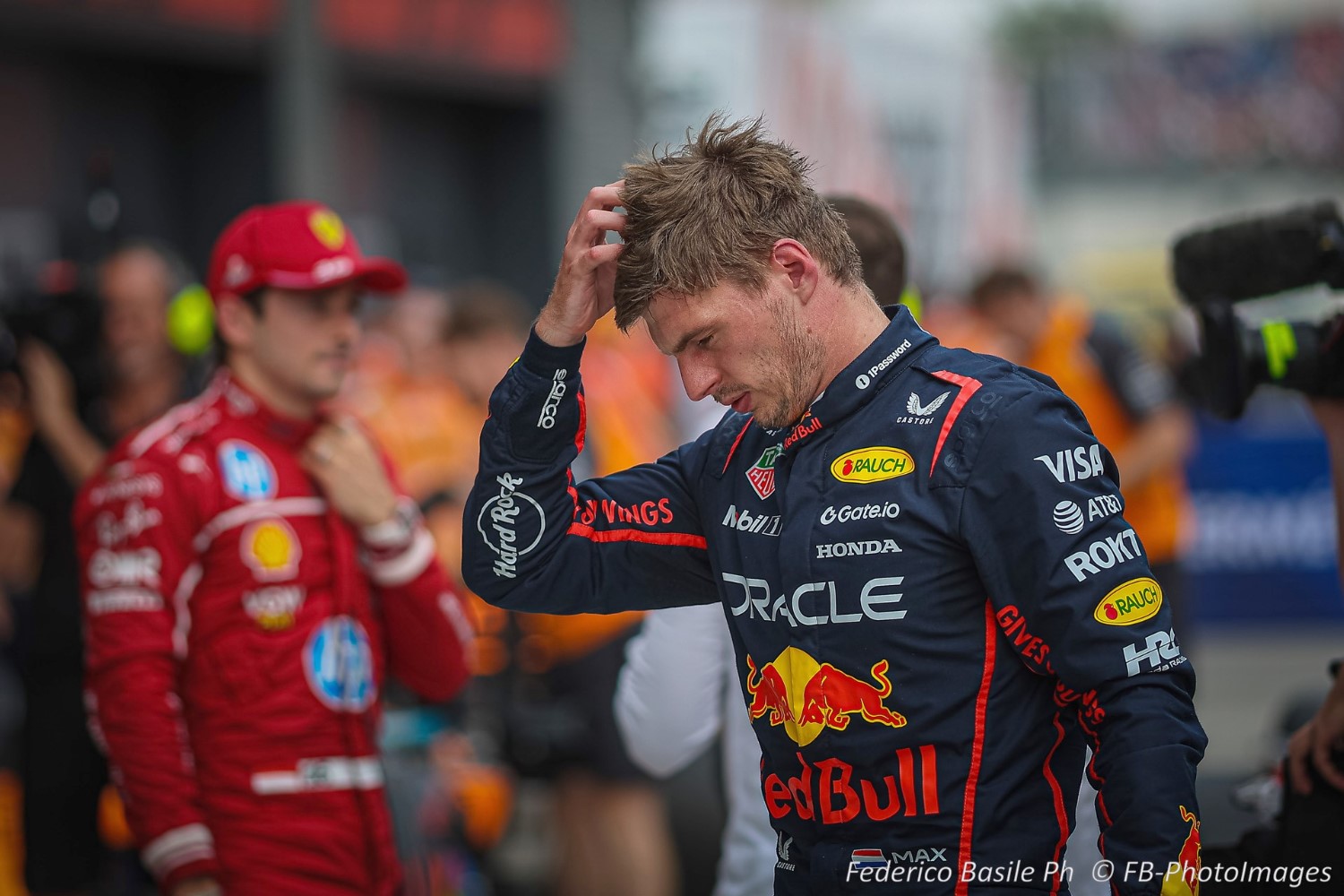 #1 Max Verstappen, (NED) Oracle Red Bull Racing RB21, Honda, during the Hungarian GP, Budapest 31 July-4 August 2025. Formula 1 World Championship 2025.