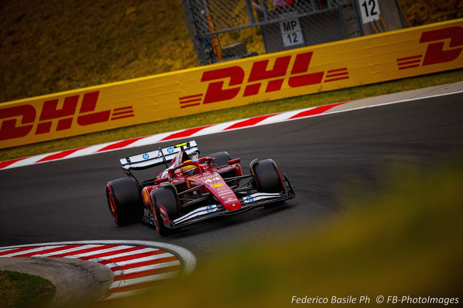 #44 Lewis Hamilton, (GRB) Scuderia Ferrari SF25, during the Hungarian GP, Budapest 31 July-4 August 2025. Formula 1 World Championship 2025.