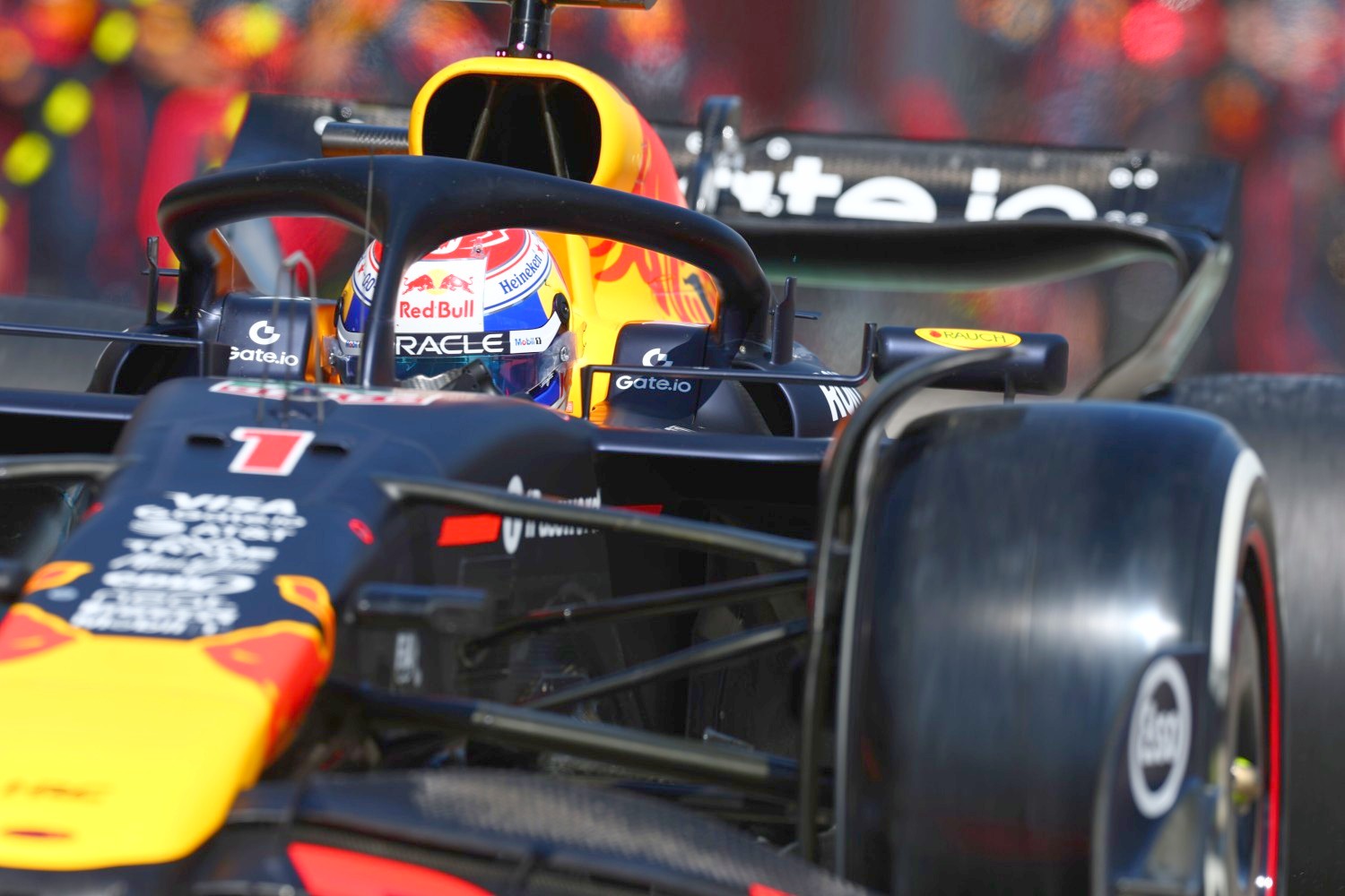 Max Verstappen of the Netherlands driving the (1) Oracle Red Bull Racing RB21 in the Pitlane during the F1 GP of Emilia-Romagna at Autodromo Internazionale Enzo e Dino Ferrari on May 18, 2025 in Imola, Italy. (Photo by Mark Thompson/Getty Images) // Getty Images / Red Bull Content Pool //
