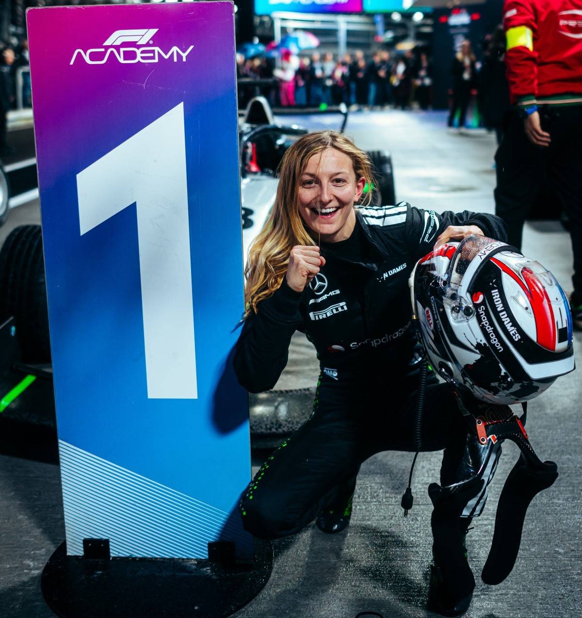 Doriane Pin 2025 Las Vegas Grand Prix, Friday, 2025 Las Vegas Grand Prix, Sebastian Kawka for Mercedes