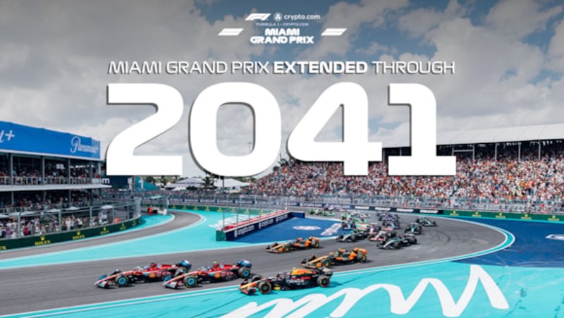 Formula 1 Crypto.com Miami Grand Prix confirms 10-year extension through to 2041