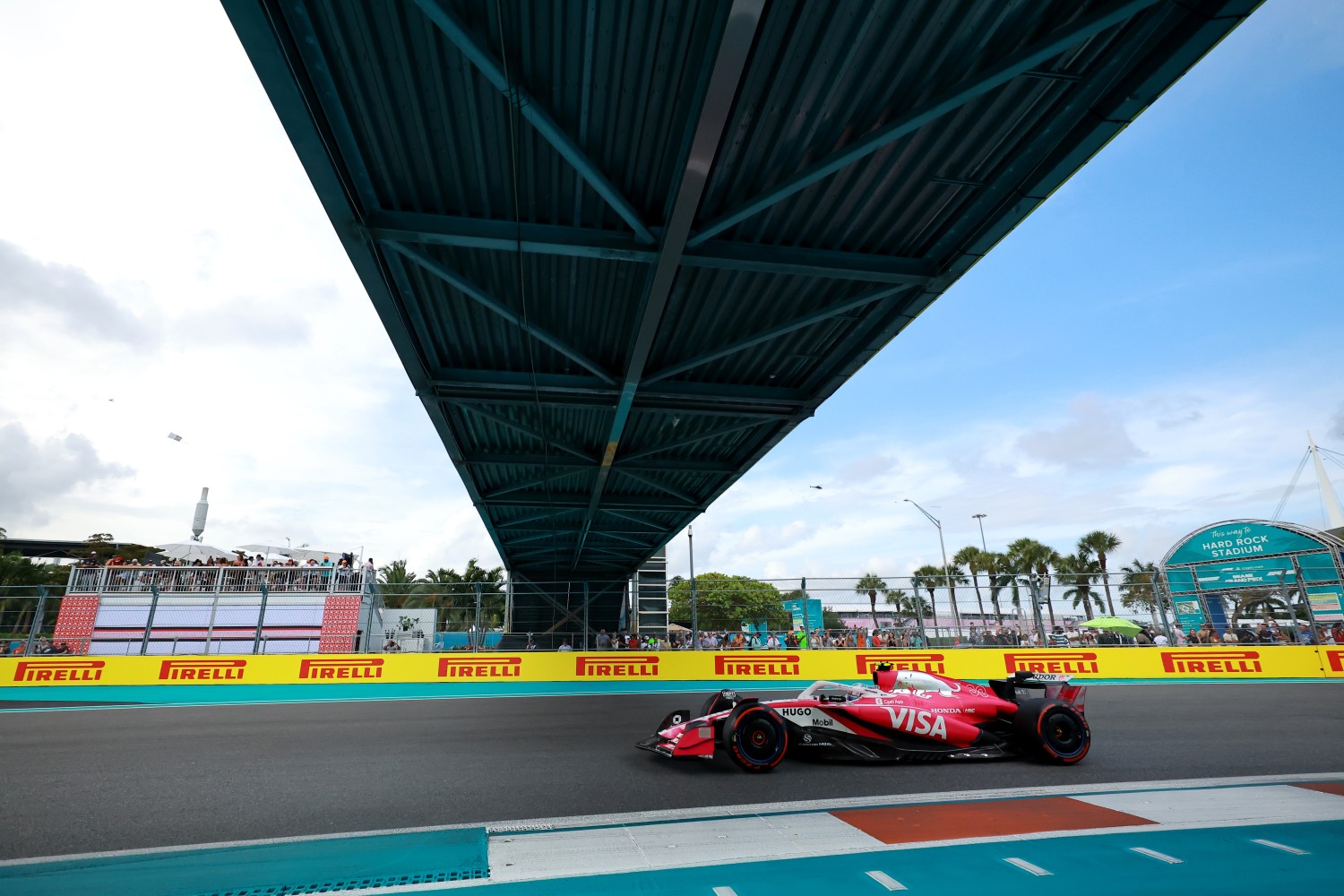 Liam Lawson of New Zealand driving the (30) Visa Cash App Racing Bulls VCARB 02 on track during qualifying ahead of the F1 GP of Miami at Miami International Autodrome on May 03, 2025 in Miami, Florida. (Photo by Hector Vivas/Getty Images)