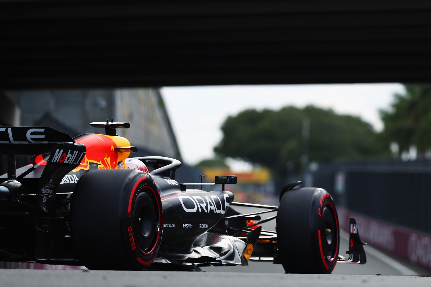 Max Verstappen of the Netherlands driving the (1) Oracle Red Bull Racing RB21 on track during qualifying ahead of the F1 GP of Miami at Miami International Autodrome on May 03, 2025 in Miami, Florida. (Photo by Andy Hone/LAT Images)