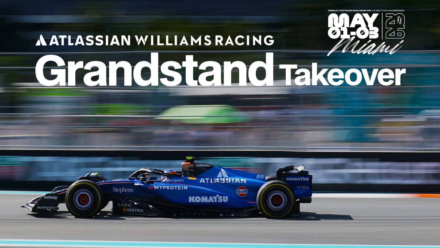 Williams Grandstand Takeover Miami
