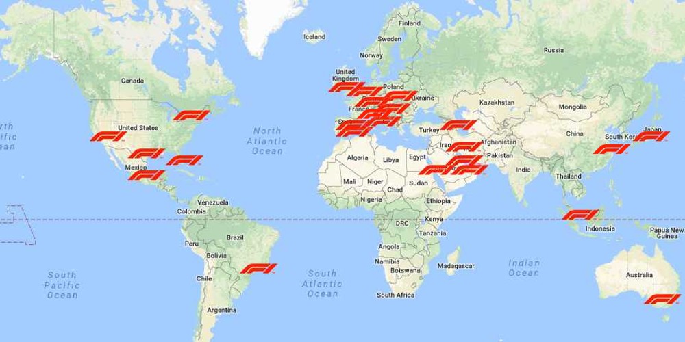 2025 F1-Map