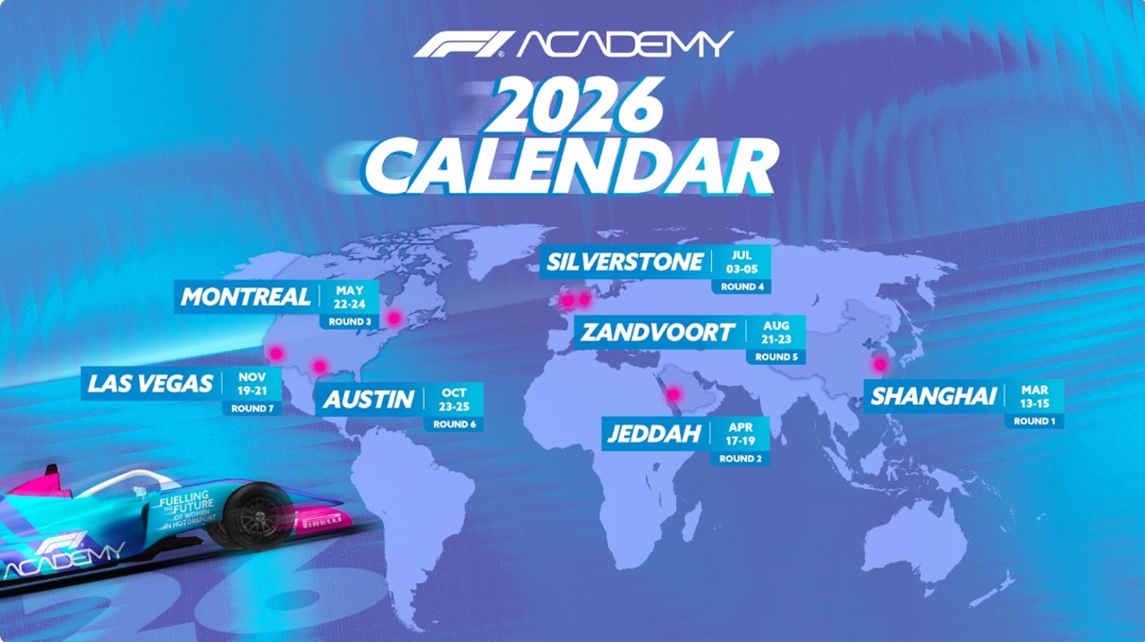 2026 F1 Academy Calendar