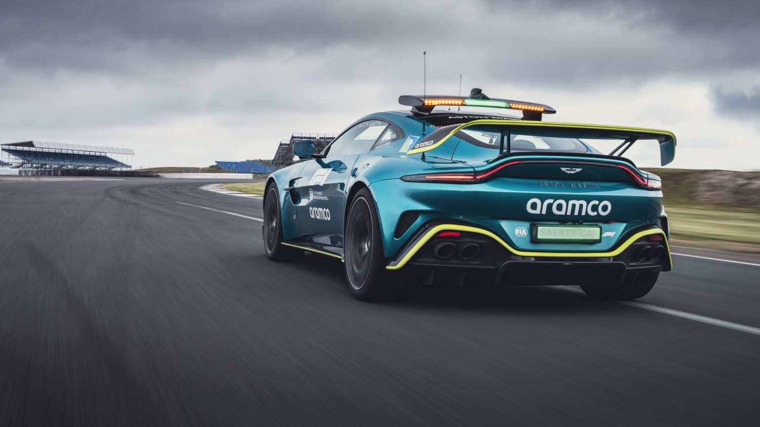 Aston Martin Vantage S Safety Car. Photo supplied by Aston Martin